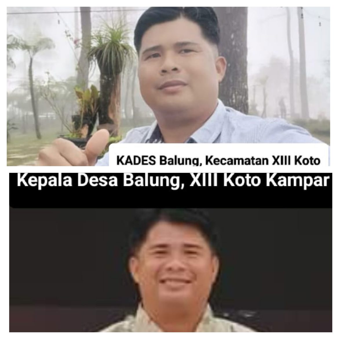 Oknum KADES di Kampar ini Tantang Aparat Penegak Hukum, M Ujud Mengaku Punya Beking Kuat