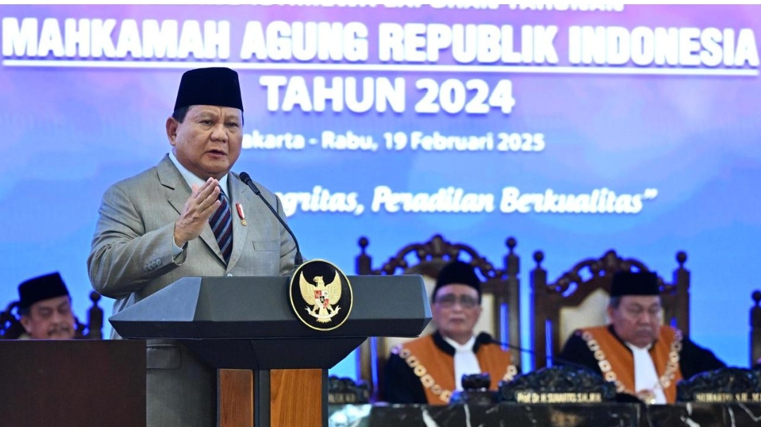 Presiden Prabowo Apresiasi Peran Hakim dalam Penegakan Hukum di Indonesia