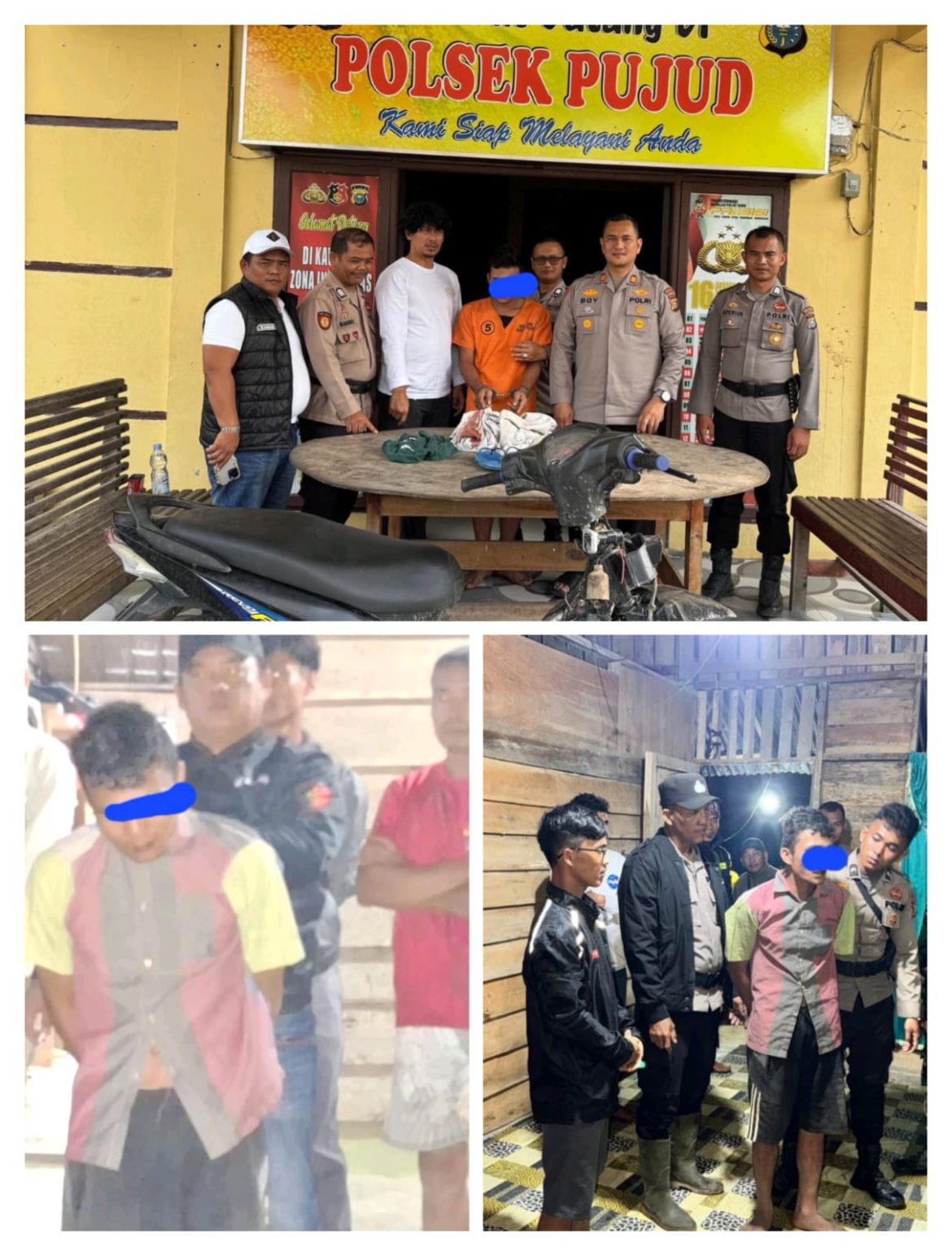 Satu Jam Saja Polsek Pujud Polres Rohil Berhasil Ungkap Pembunuhan IRT Berlumuran Darah di Teluk Nayang 