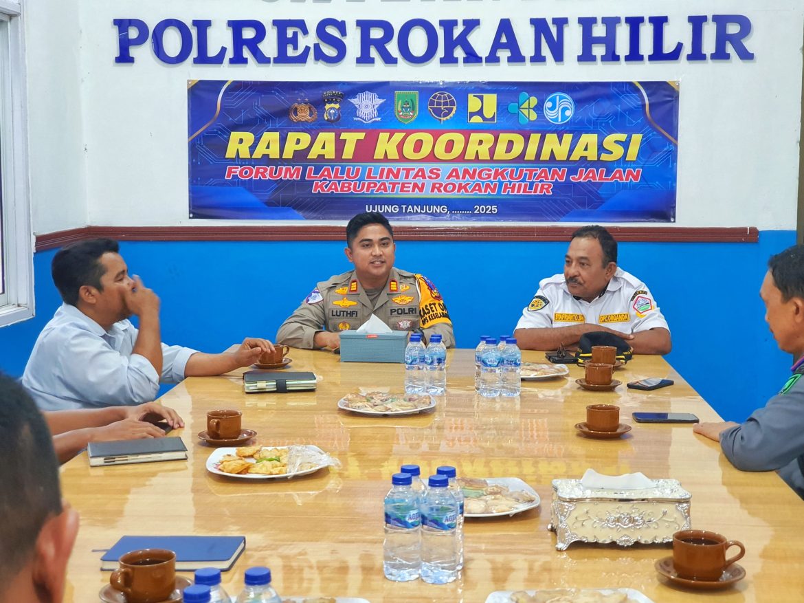 Satlantas Polres Rohil Sosialisasi Keselamatan Bersama Dishub dan Organda 