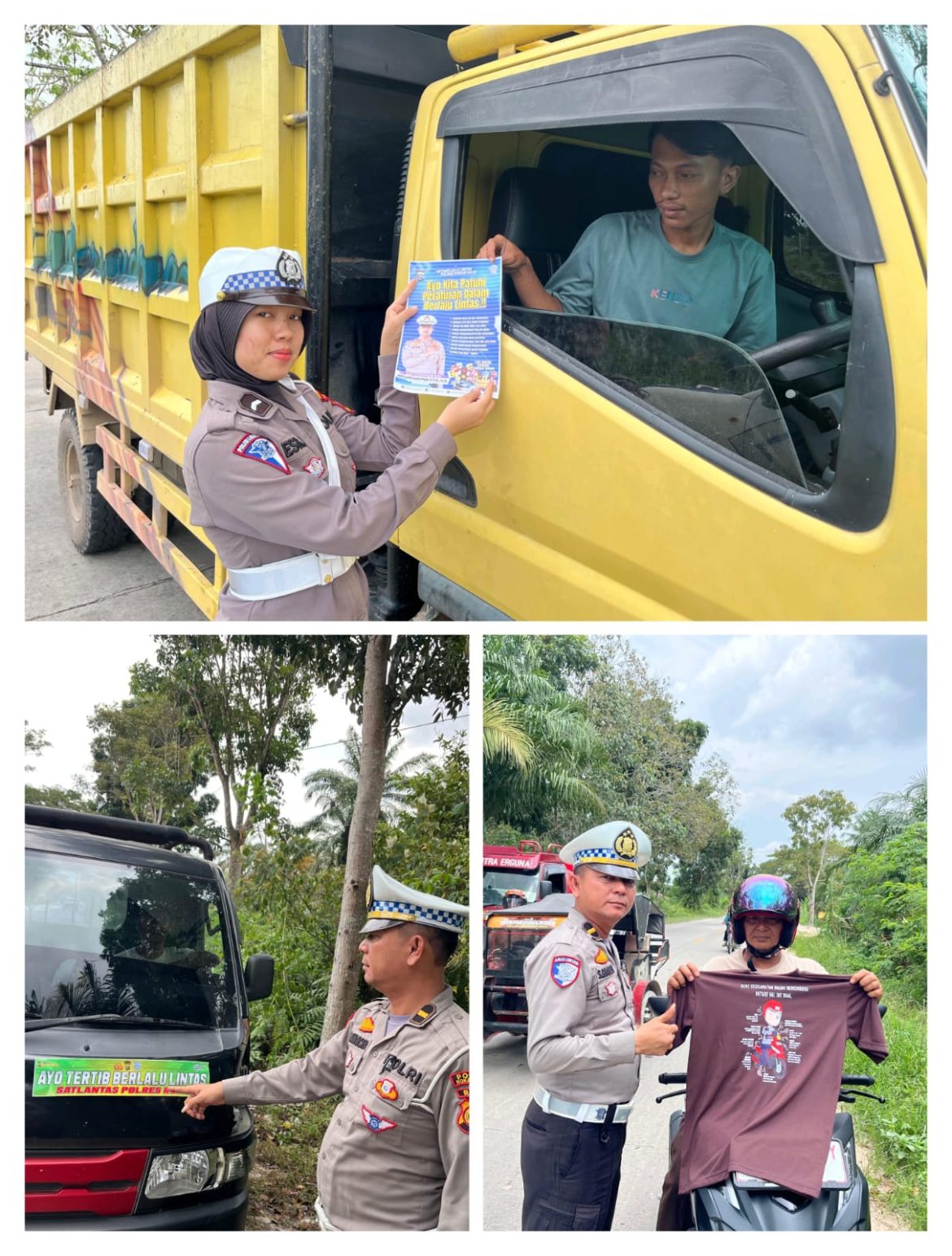 Update Polri Presisi, OPS Keselamatan LK 2025 Polres Rohil Kampanyekan Budaya Tertib Berlalu-lintas 