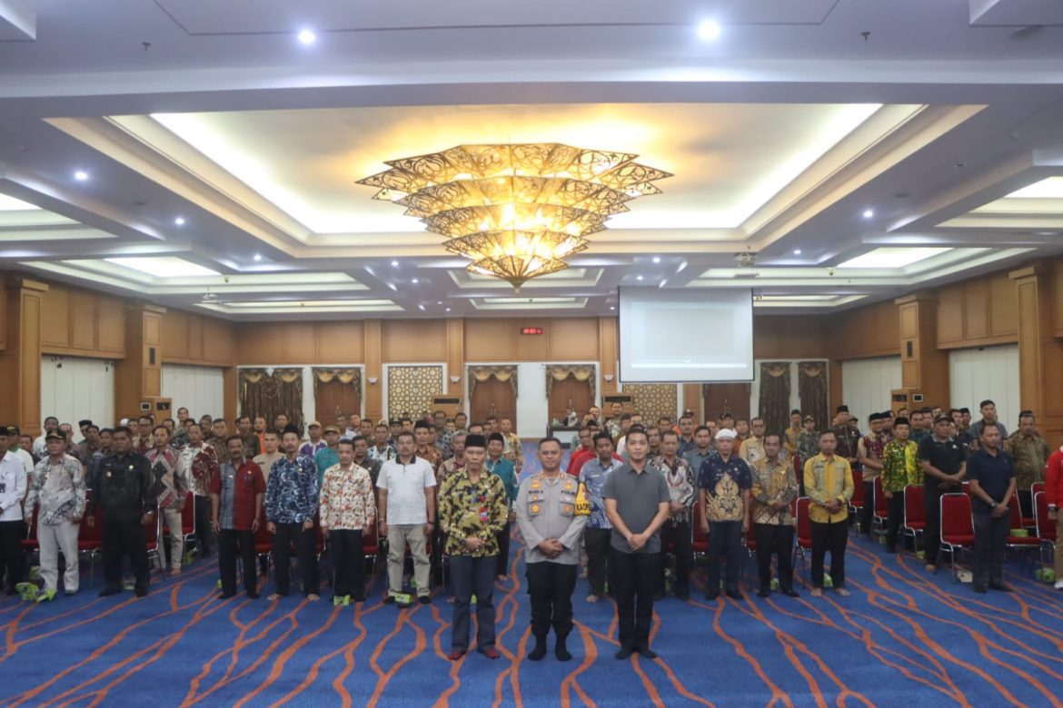 Sosialisasi Ketahanan Pangan: Kapolres Rokan Hulu Ajak Kepala Desa Dukung Program Nasional