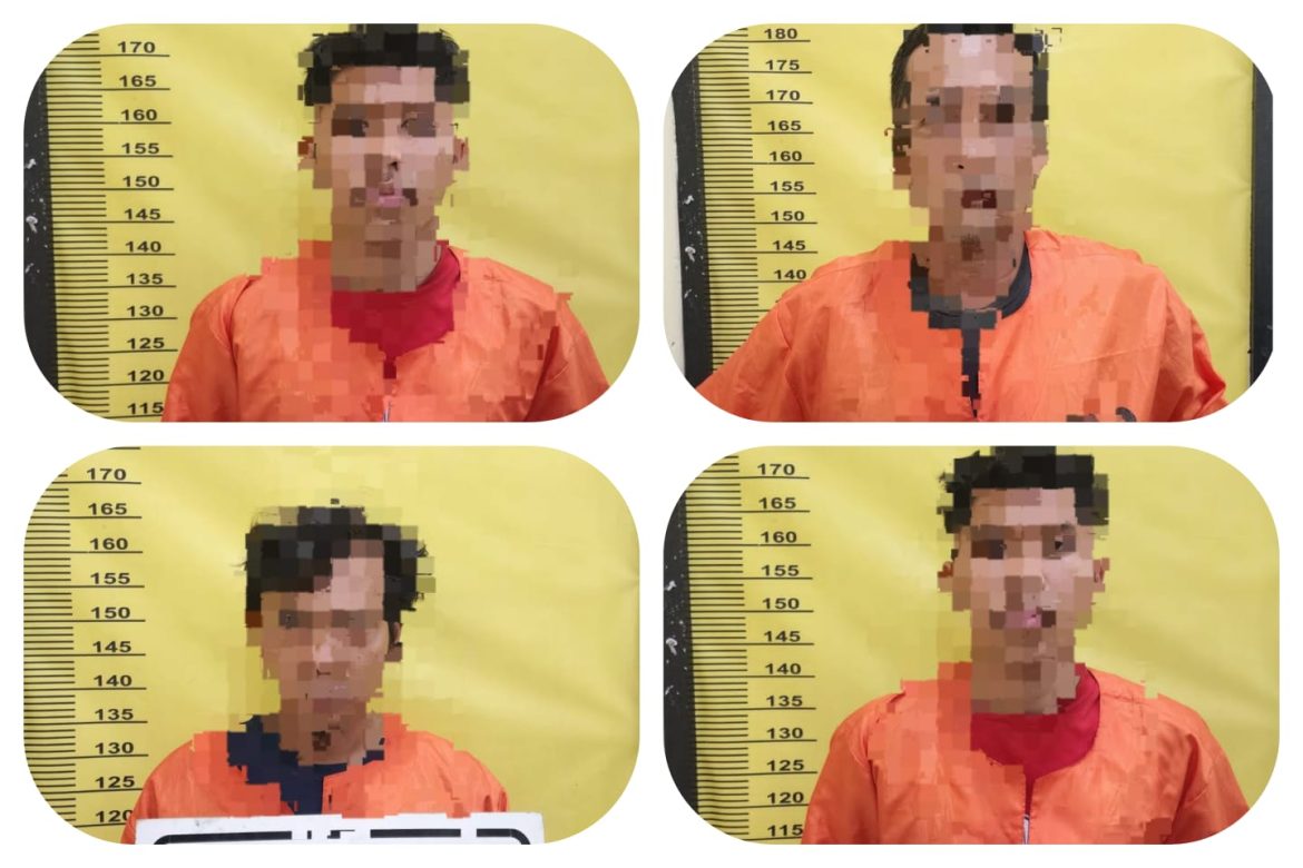Gagalkan Pencurian Besi di PT SDO, Polsek Sungai Sembilan Ringkus 4 Pelaku!