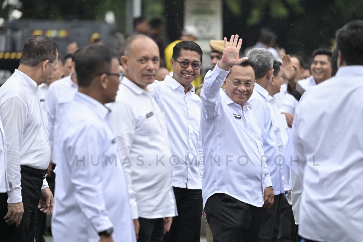 Menjelang Pelantikan, Bupati Dan Wakil Bupati Rohil Terpilih Mengikuti Gladi Bersih 