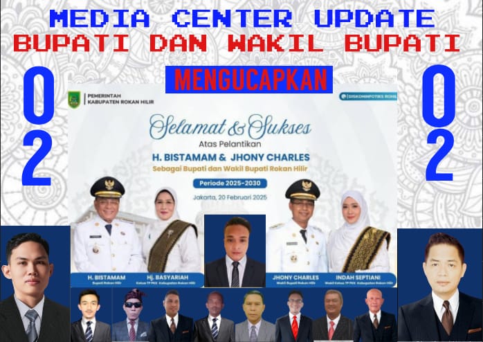 Media Center Pendukung Ucapkan Selamat atas Pelantikan Bupati dan Wakil Bupati Rohil