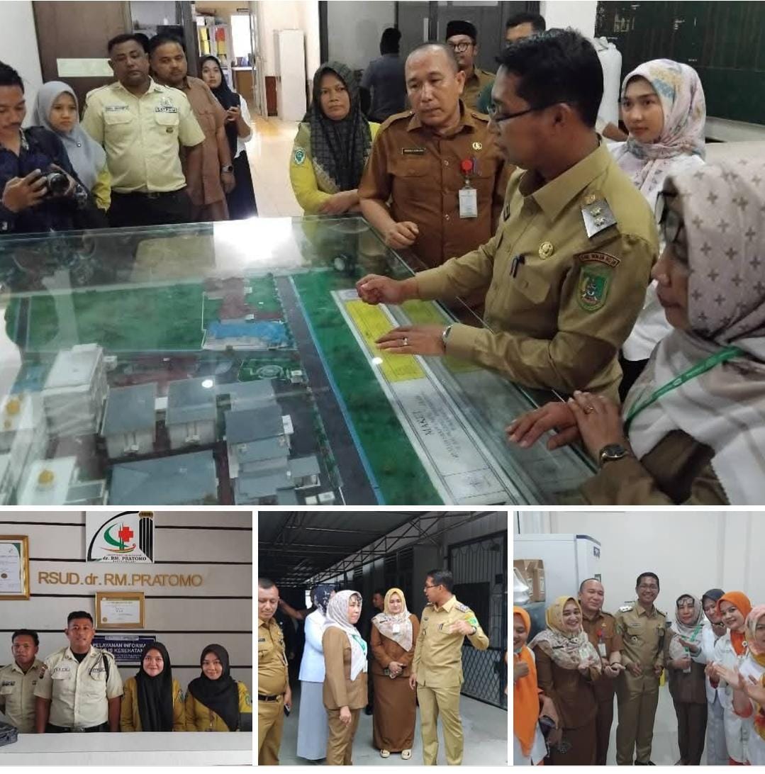 Wakil Bupati Rokan Hilir Jhony Charles Tinjau RSUD dr. RM. Pratomo Bagansiapiapi