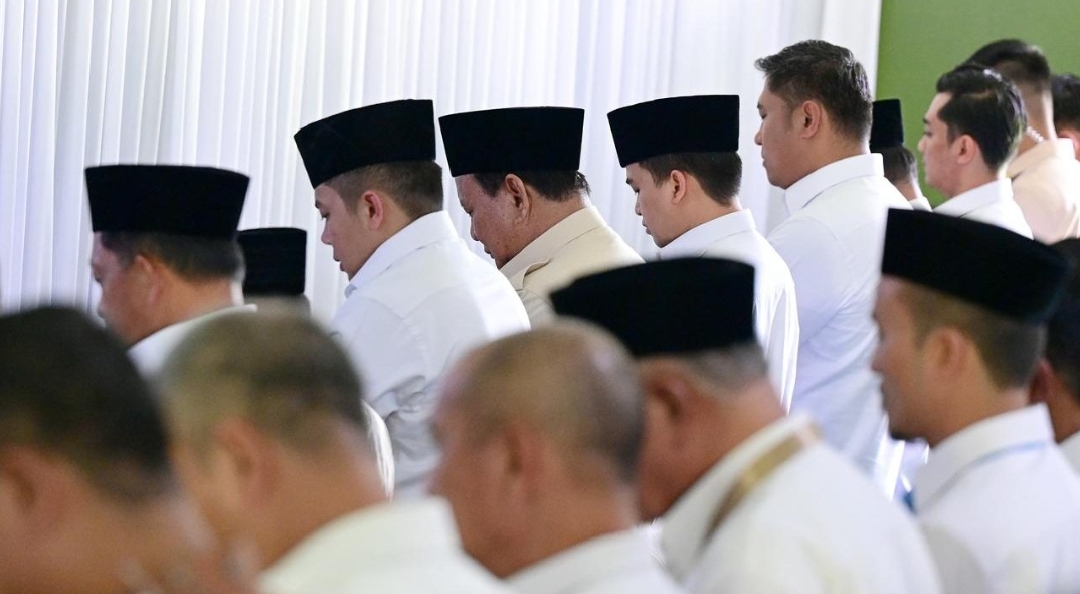 Sebelum Bertolak ke Jakarta, Presiden Prabowo Salat Jumat di Tenda Ibadah Peserta Retret