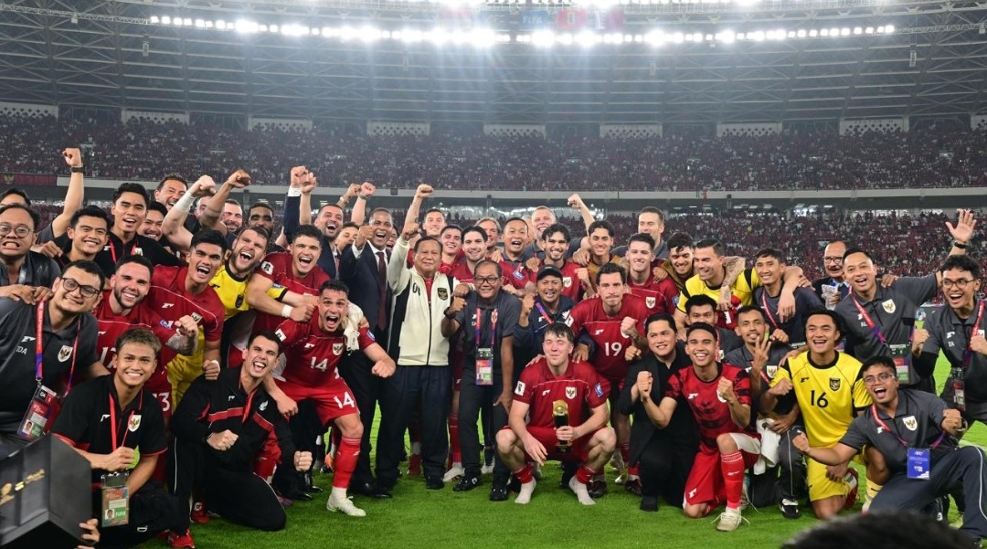 Unggul 1-0, Presiden Prabowo Apresiasi Perjuangan Timnas Indonesia Usai Laga Kontra Bahrain