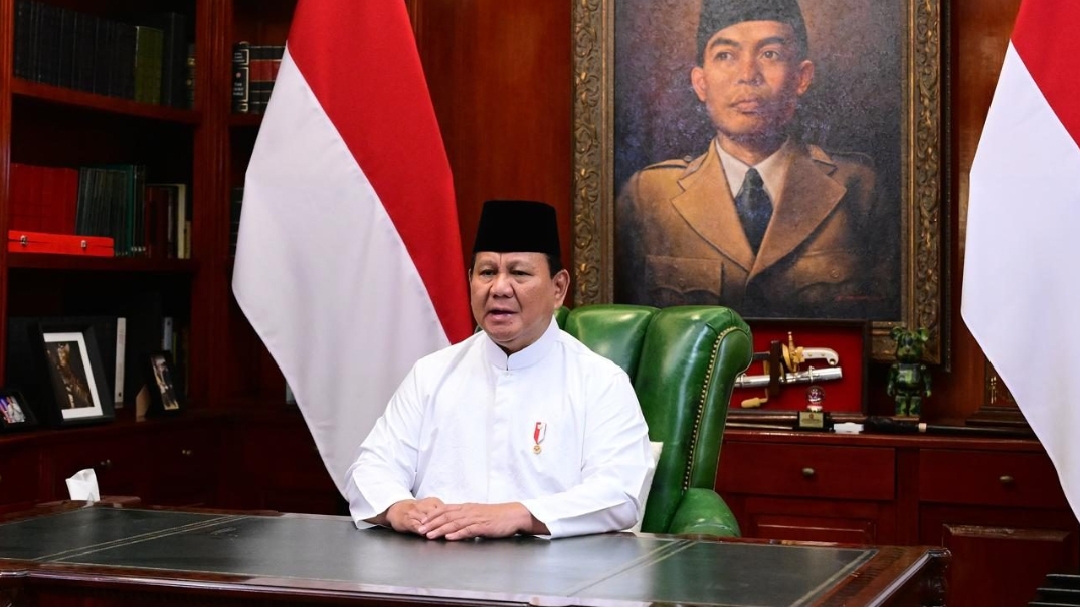 Presiden Prabowo Ucapkan Selamat Idulfitri 1446 Hijriah