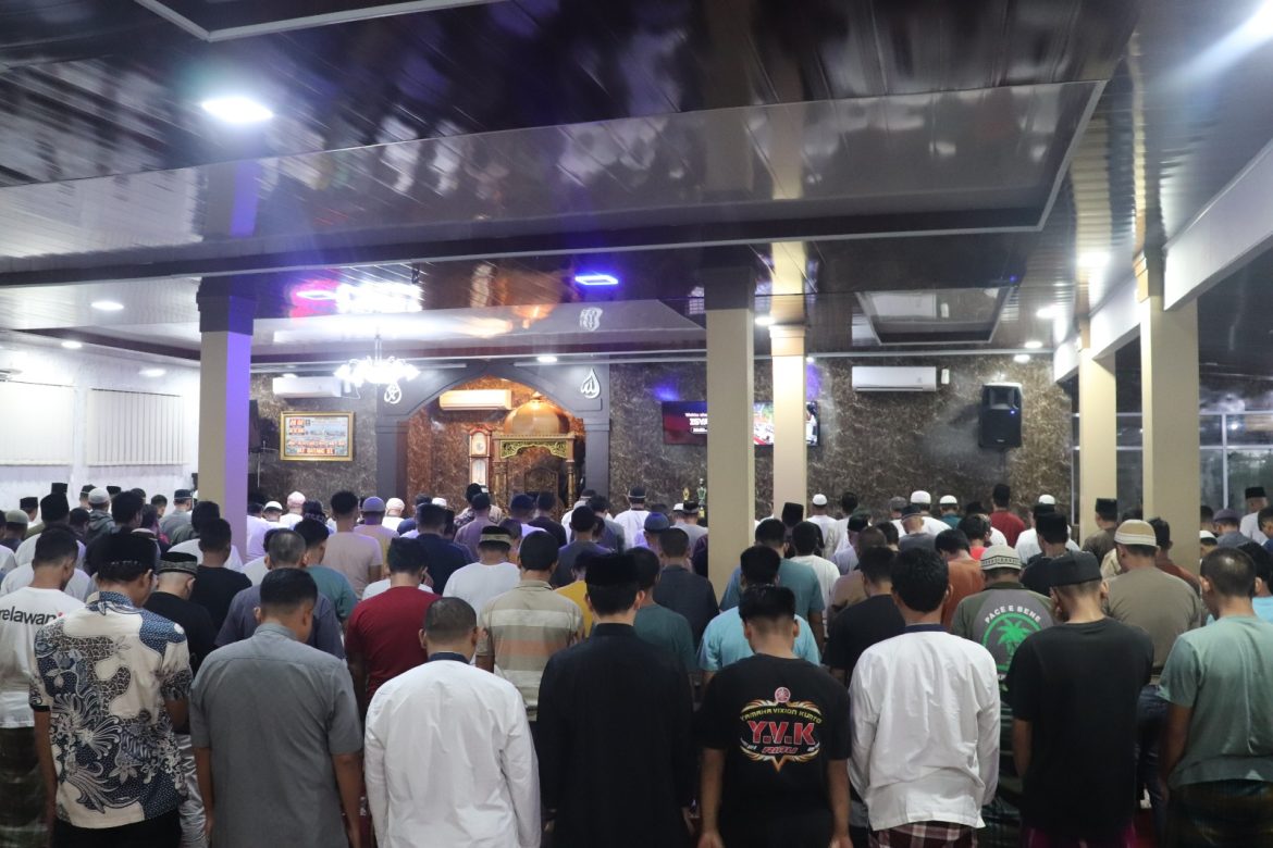 Indahnya Ramadhan,Warga Binaan Lapas Pasir Pangarayan Tarawih dan Tadarus Bersama