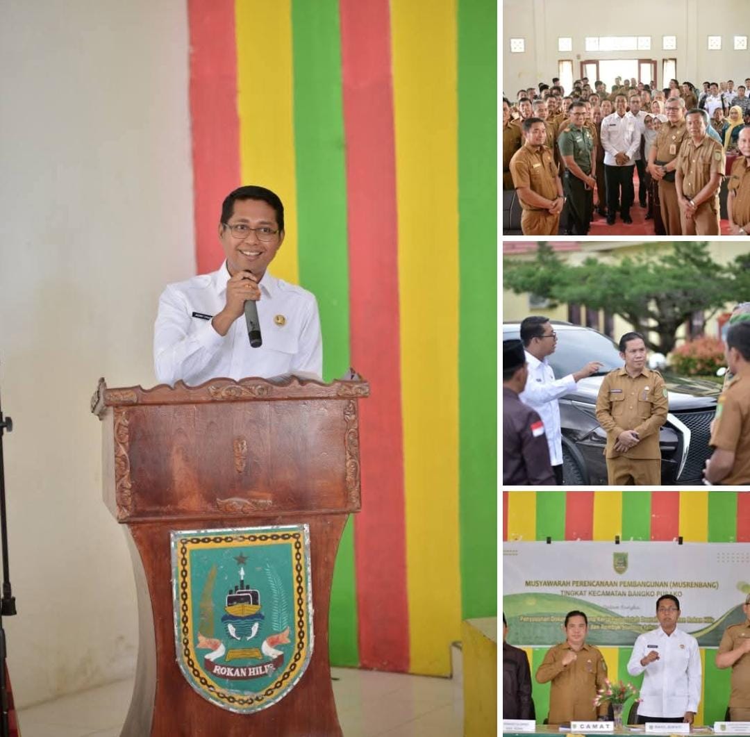 Wakil Bupati Rokan Hilir Jhony Charles Hadiri Musrenbang di Kecamatan Bangko Pusako