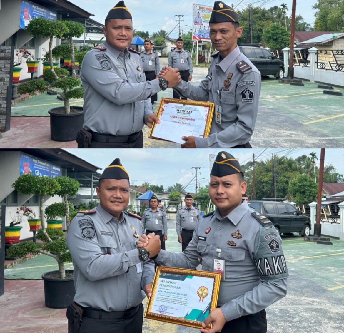 Best Employee dan Ruangan Terbersih, Kalapas Pasir Pangarayan Apresiasi Kinerja Pegawai