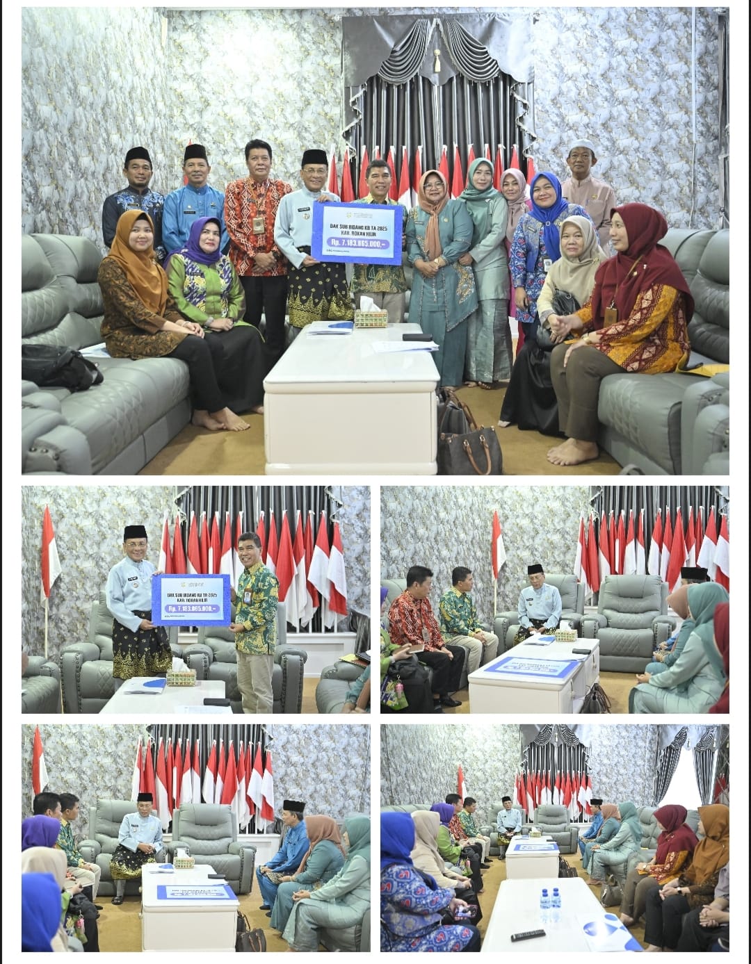 Bupati Rohil Terima Pagu DAK Sub Bidang KB Secara Simbolis, Rp. 7,18 Milyar Dari BKKBN Provinsi Riau 