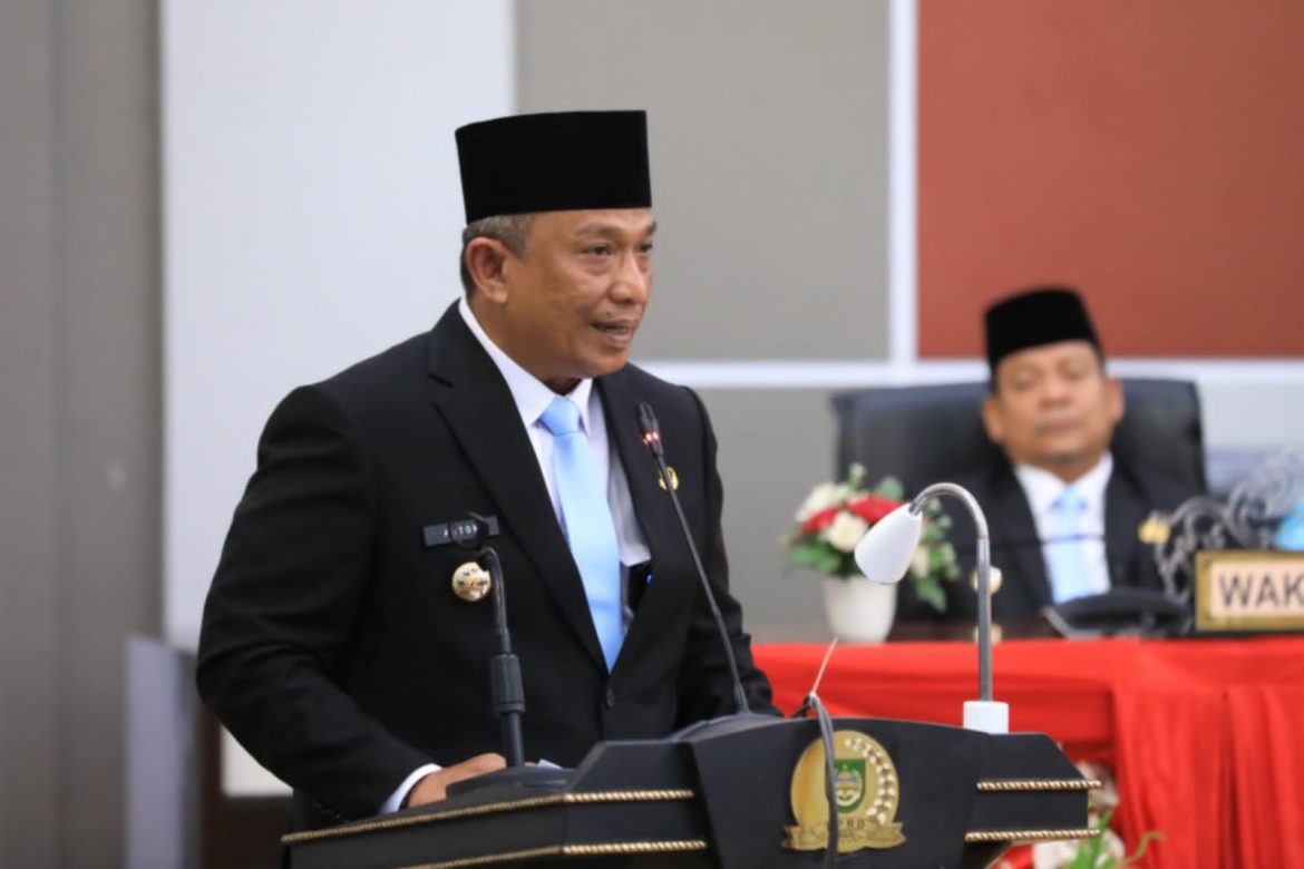 DPRD Rokan Hulu Gelar Rapat Paripurna Sertijab Dan Pidato Perdana Bupati Anton ST, MM.