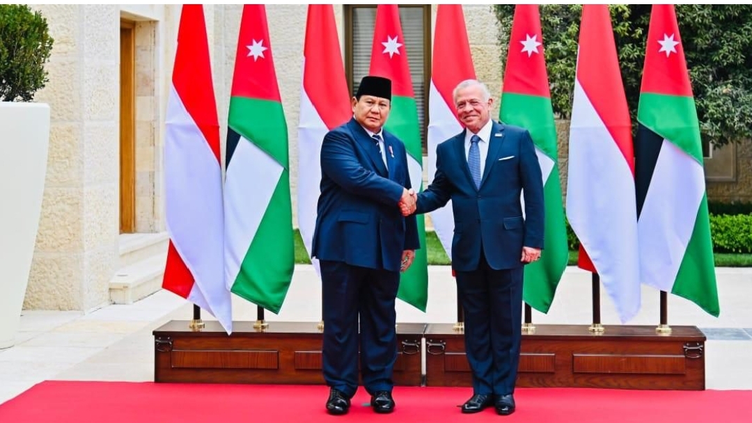 Kunjungan Resmi ke Istana Al Husseiniya, Presiden Prabowo Disambut Hangat Raja Abdullah II