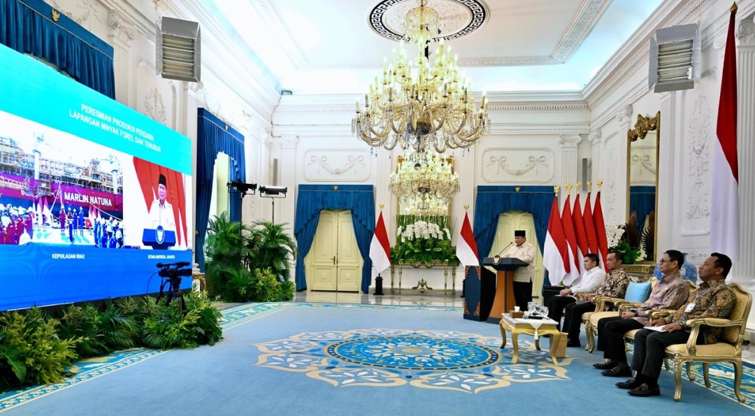 Presiden Prabowo Resmikan Produksi Perdana Lapangan Minyak Forel dan Terubuk di Natuna: Tonggak Swasembada Energi Nasional