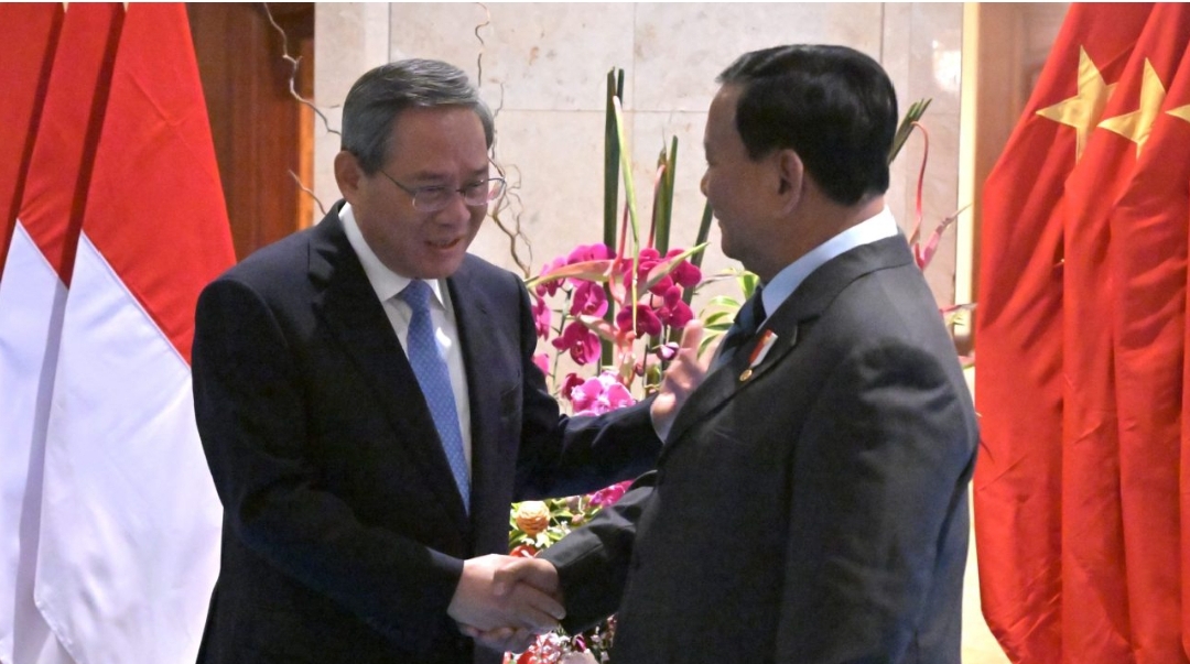 Presiden Prabowo Bersama Premier Li Qiang Hadiri Indonesia-China Business Reception 2025