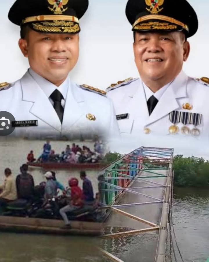 *Warga Desak Gubernur Riau Perbaiki Jembatan Panglima Sampul di Meranti*