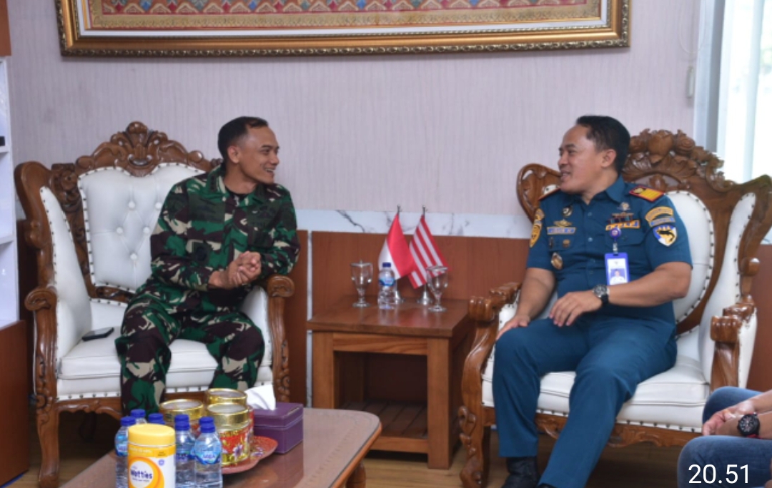 Jalin Sinergitas, Danpasmar 1 Terima Courtesy Call Kepala KSOP Marunda