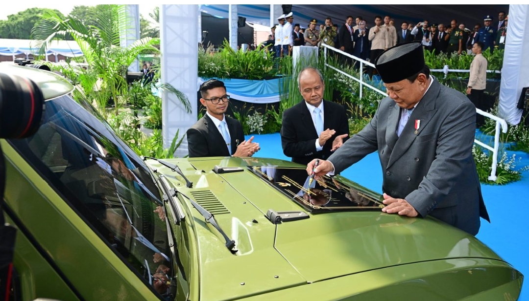 Presiden Prabowo Resmikan Peluncuran Kendaraan Listrik Taktis “PANDU”, Era Baru Pertahanan Ramah Lingkungan