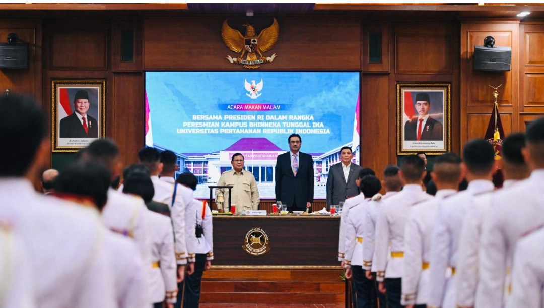 Ketika Lagu Kebangsaan Menyatukan, Pesan Solidaritas Presiden Prabowo dari Unhan