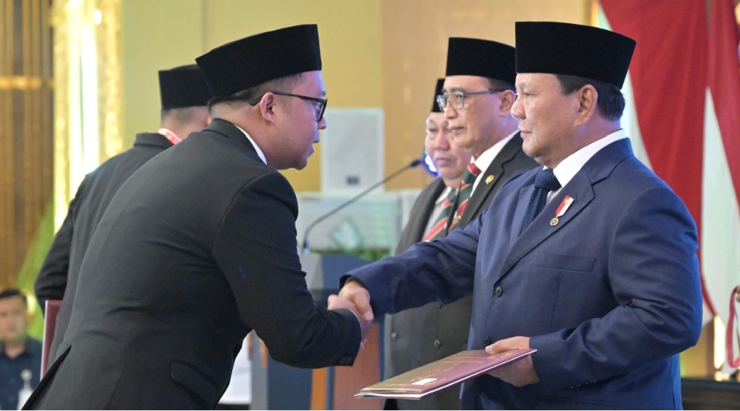 Presiden Prabowo Hadiri Pengukuhan 1.451 Hakim Mahkamah Agung