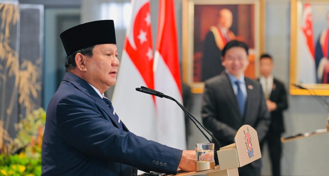 Presiden Prabowo dan PM Wong Sepakat Dorong Solusi Damai untuk Gaza, Iran–Israel, hingga Krisis Myanmar