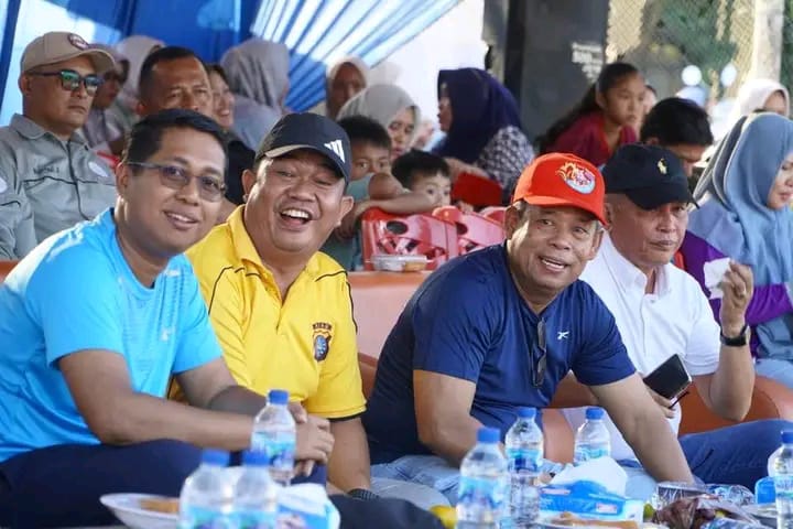 Wakil Bupati Rohil Jhony Charles hadiri pembukaan turnamen semi open voli piala Kapolsek