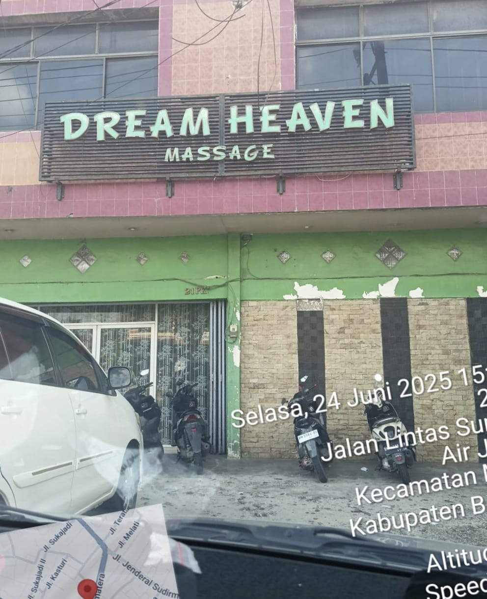 Diduga Sarang Prostitusi Berkedok SPA, Panti Pijat Dream Heaven di Bathin Solapan Kebal Hukum!