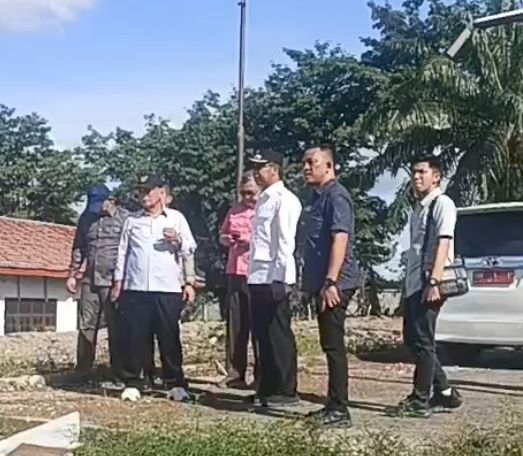 Bupati dan wakil Bupati Rohil tinjau lokasi pembangunan sekolah rakyat di IPDN