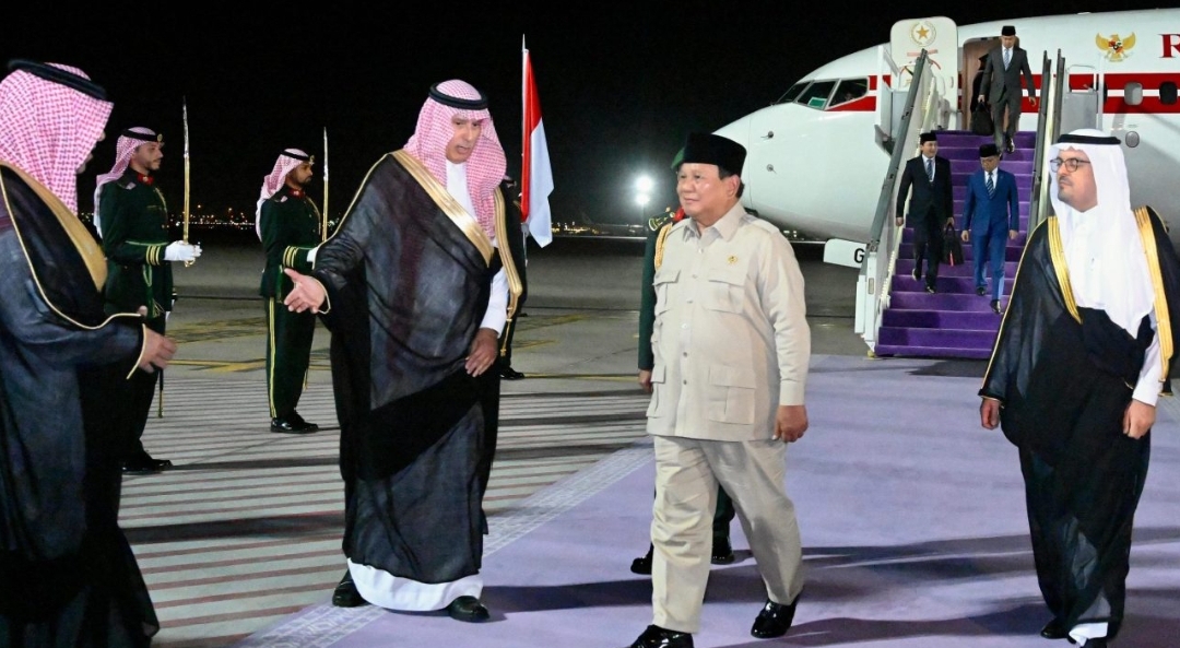 Tiba di Jeddah, Presiden Prabowo akan Bertemu Putra Mahkota/Perdana Menteri Arab Saudi