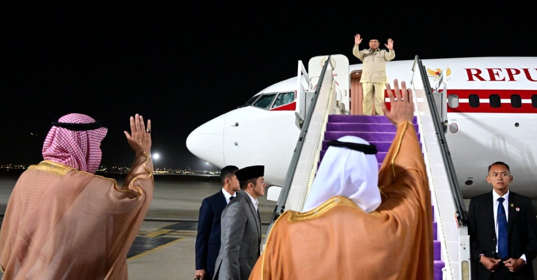 Usai Kunjungan Kenegaraan, Presiden Prabowo Tinggalkan Arab Saudi untuk Lanjutkan Lawatan ke Negara Berikutnya