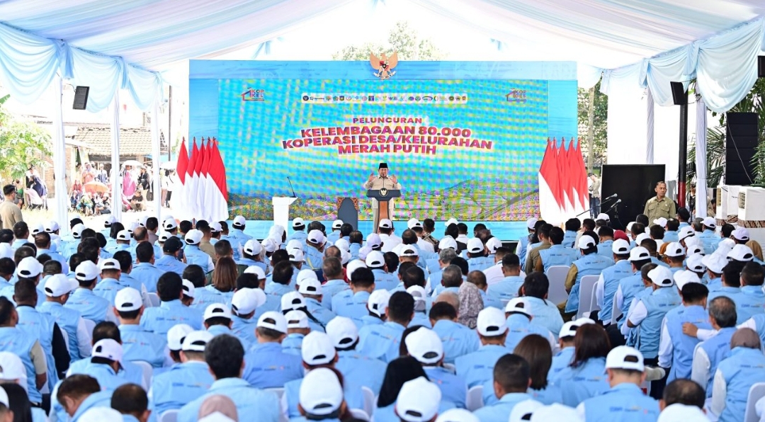 Presiden Prabowo Resmikan Kelembagaan 80.081 Koperasi Desa/Kelurahan Merah Putih
