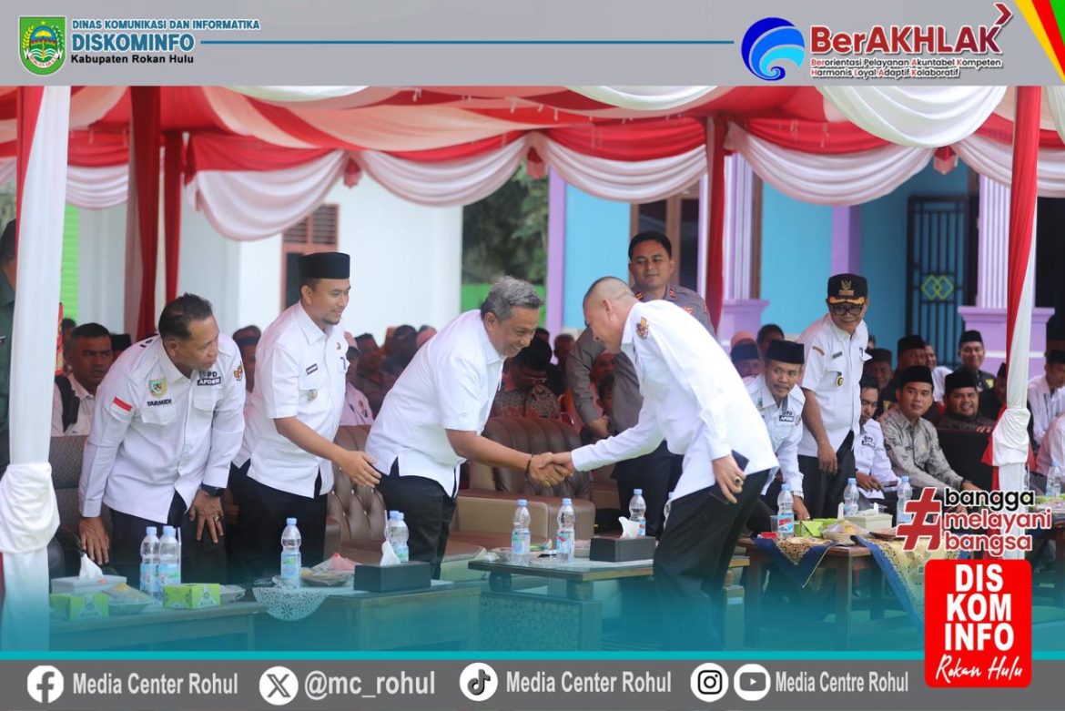 *Dorong Penguatan Ekonomi Desa, Bupati Rohul Anton Resmikan Koperasi Merah Putih di Desa Sontang*