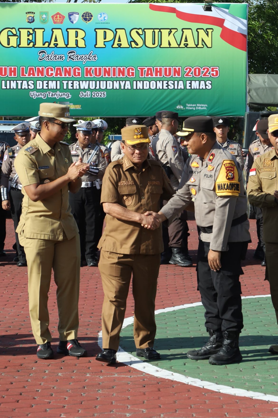 Kapolres Rohil Pimpin Pasukan Operasi Patuh Lancang Kuning Tahun 2025
