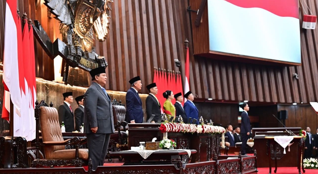 Presiden Prabowo Sampaikan Pidato Kenegaraan Penyampaian RUU APBN 2026 dan Nota Keuangan