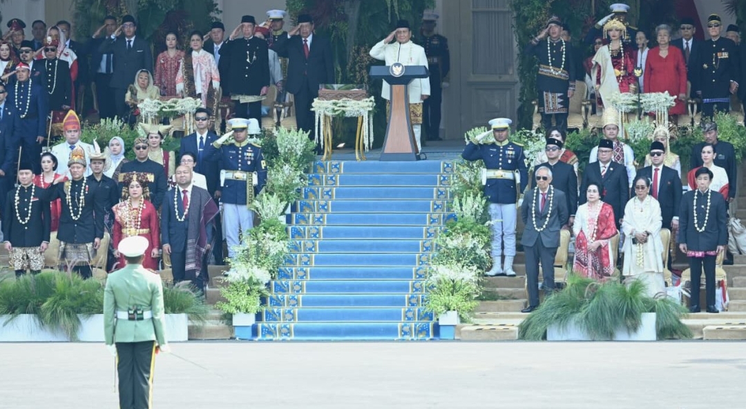 Perdana, Presiden Prabowo Subianto Pimpin Upacara Detik-Detik Proklamasi HUT ke-80 Kemerdekaan RI