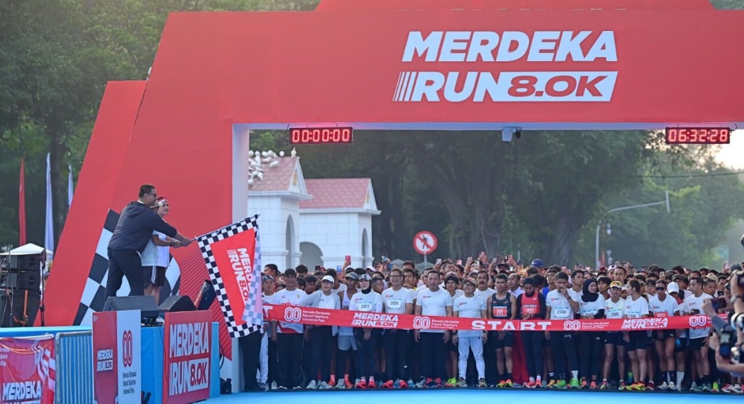 Merdeka Run 8.0K Meriahkan HUT ke-80 Kemerdekaan RI