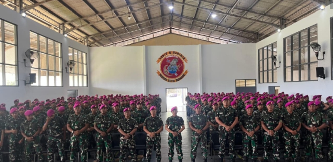 Kunjungan Kerja dan Pasmar 1 ke Satuan TNI AL Wilayah Sumatera Utara