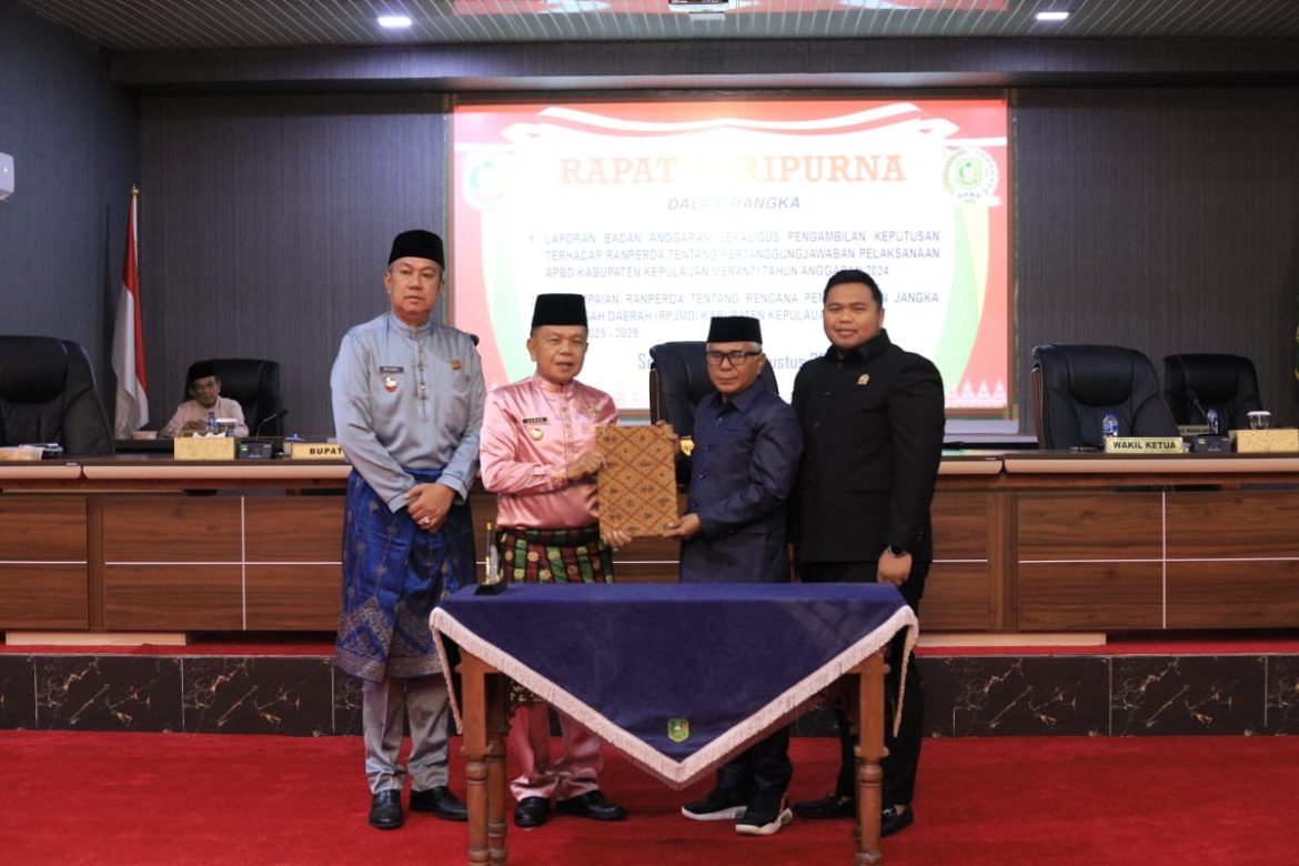 DPRD Meranti Gelar Paripurna Bahas Pertanggungjawaban APBD 2024 dan Ranperda RPJMD 2025-2029