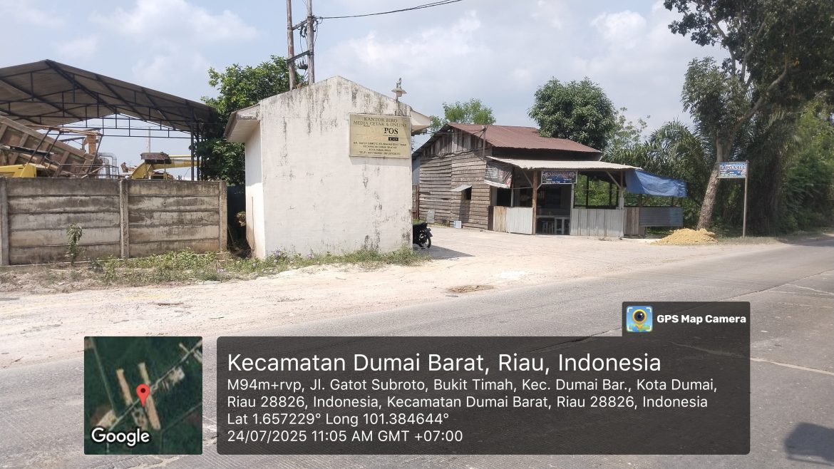Tanah Antonius Sihole, terletak di Kelurahan bukit timah , ” di klem Tanah milik HS diduga keliru ” Sebab tanah HS terletak di kelurahan Bukit datuk.