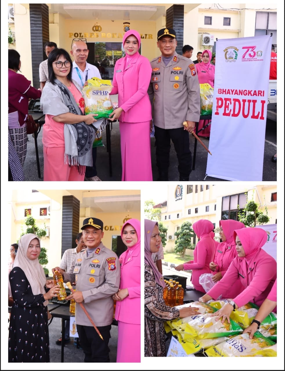 Jaga Stabilitas Pasokan dan Harga, Kapolres Rohil Pimpin Penyaluran Pangan Murah 