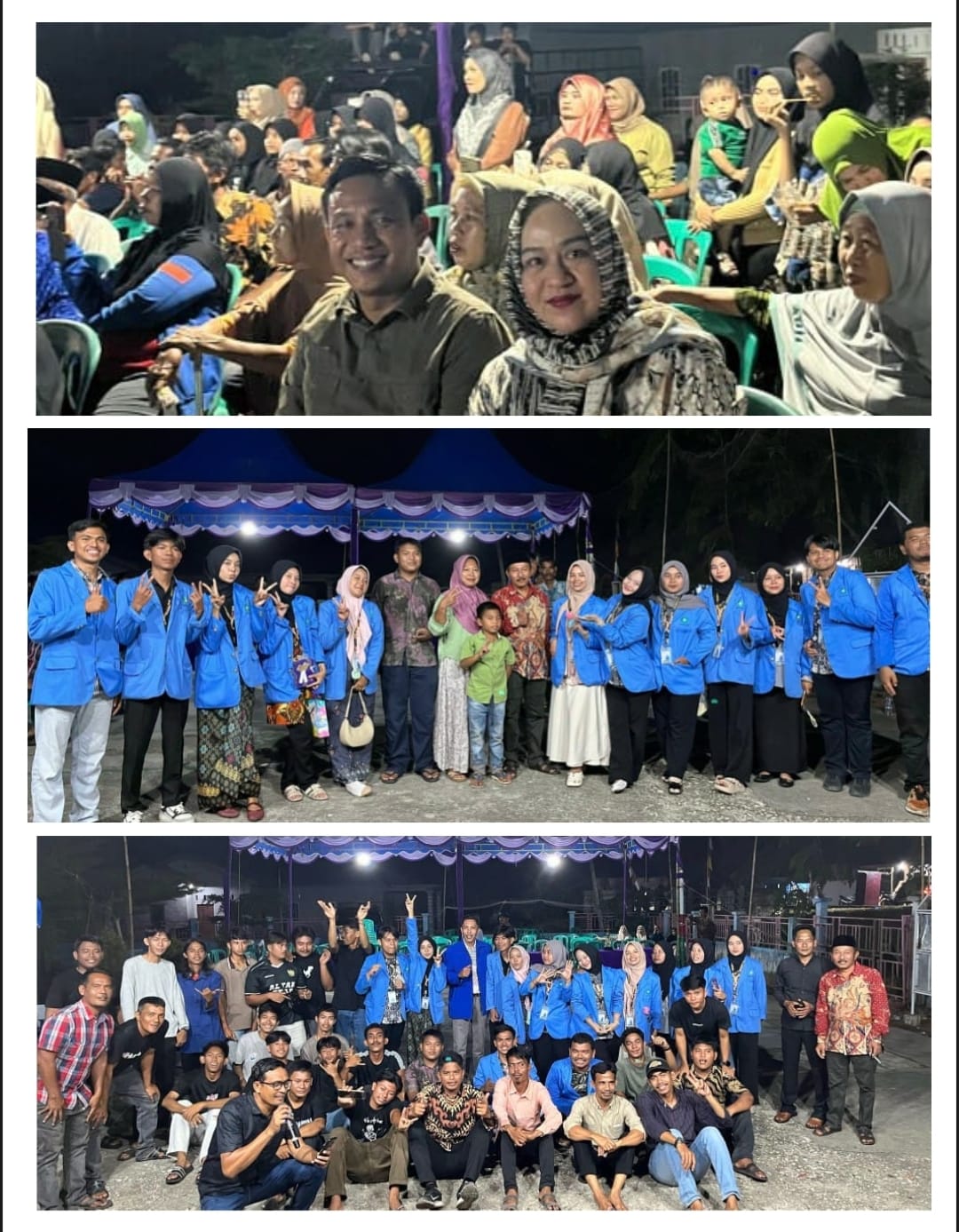 #Suasana Penuh Haru dan Keakraban Warnai Malam Perisahan Mahasiswa KKN dengan Masyarakat Labuhan Tangga Kecil#