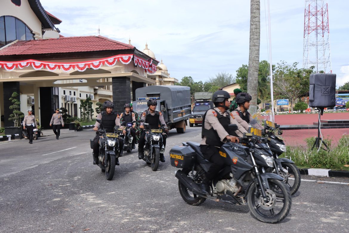 Patroli Sinergitas TNI – Polri, Tindak Preemtif Bersama Masyarakat Menjaga Negeri Rohil 