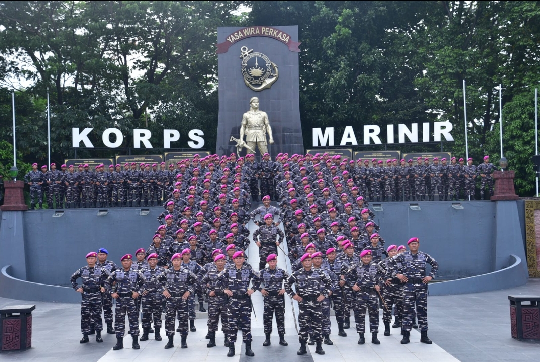 Ratusan Petarung Muda Baret Ungu Siap Perkuat Jajaran Pasmar 1
