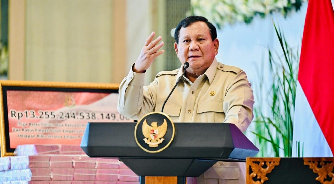 Presiden Prabowo Tegaskan Komitmen Pemerintah Gunakan Hasil Penegakan Hukum untuk Rakyat
