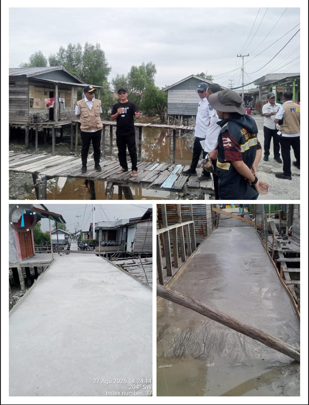 Bupati H. Bistamam Tunaikan Janji, Pemkab Rohil Perbaiki Sejumlah Ruas Jalan di Panipahan