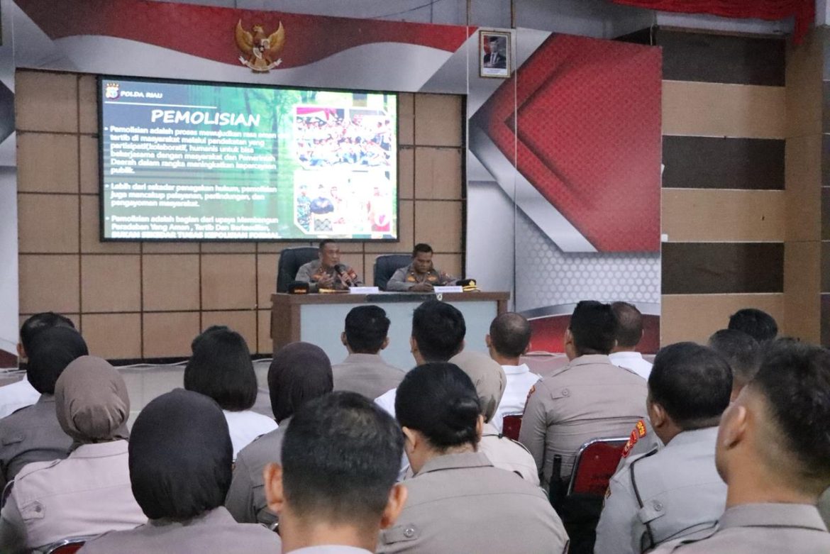 Polres Rokan Hilir Gelar Sosialisasi Program Kapolda Riau “Green Policing”