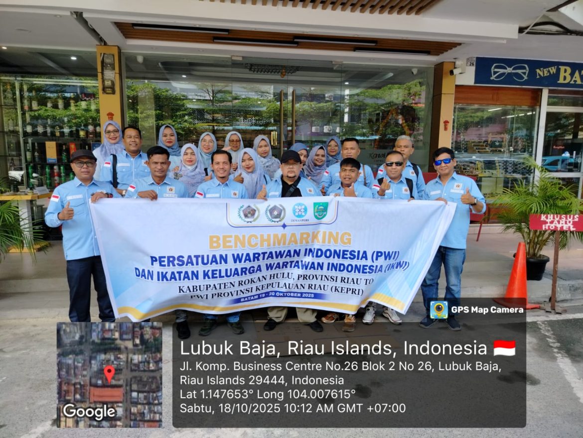 Perkuat Sinergi, PWI Rohul dan IKWI Lakukan Benchmarking ke PWI Kota Batam