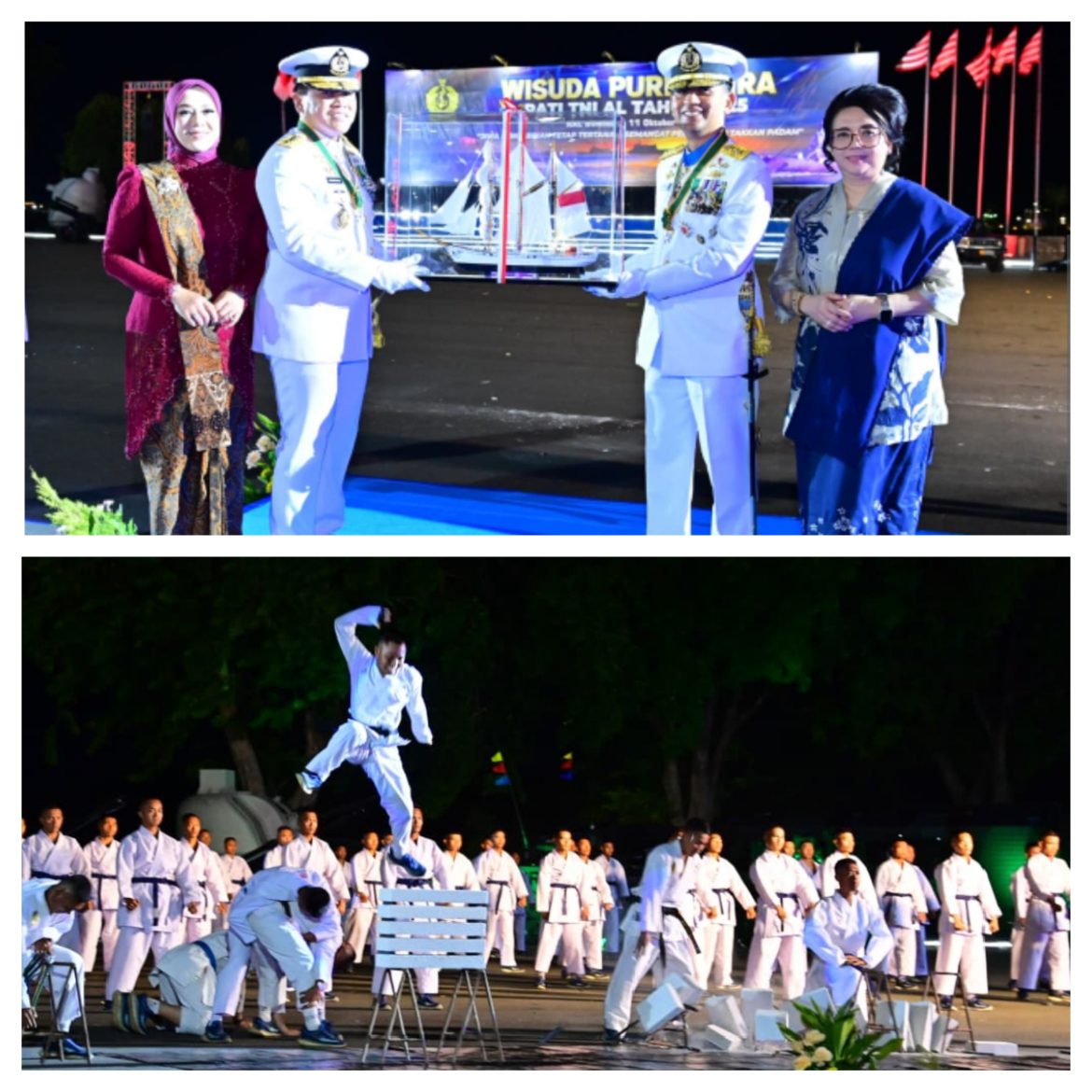 Kasal Pimpin Upacara Wisuda Purna Wira Pati TNI AL Tahun 2025 di Surabaya